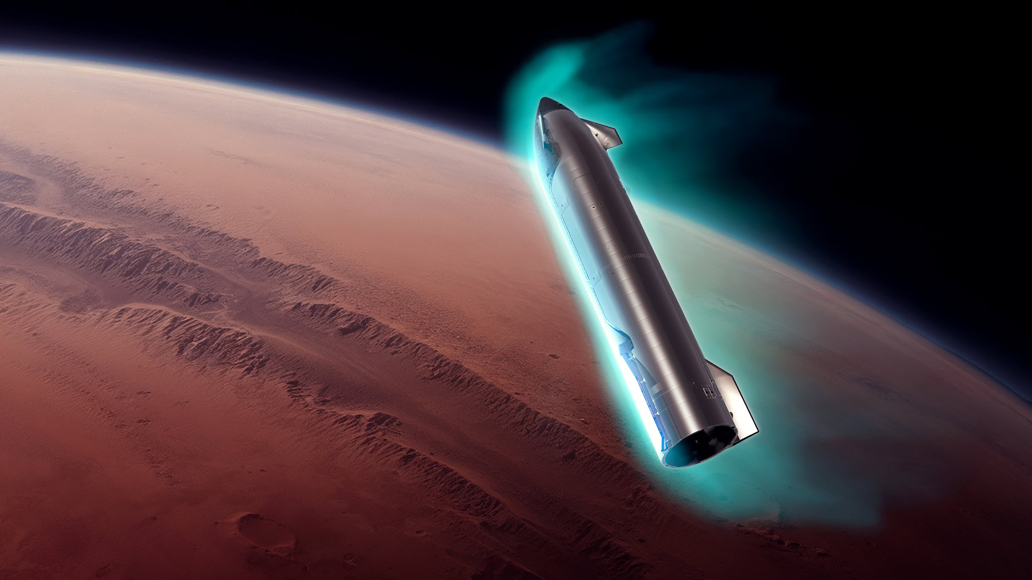 Landing on Mars